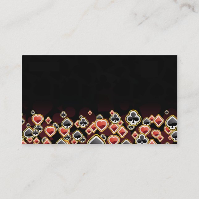 cartão de visita do casino (Frente)