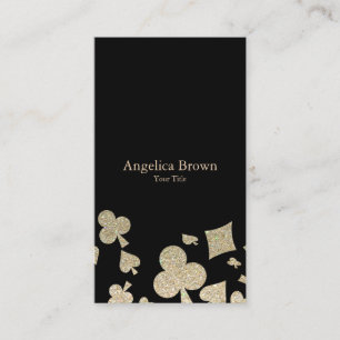 Cartão de visita do casino do brilho