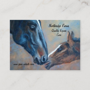 Cartão de visita do cavalo das belas artes da ég
