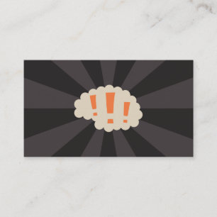 Cartão de visita do cérebro