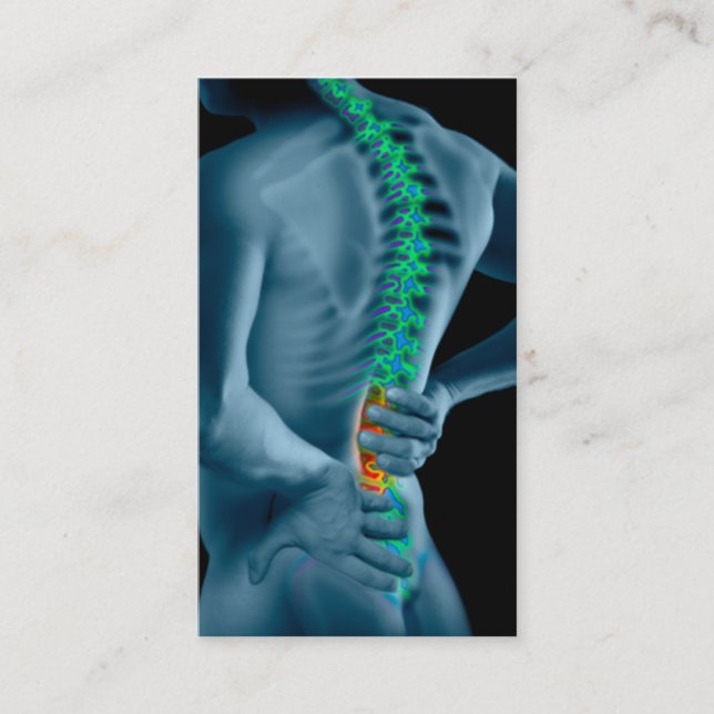 Cartão de visita do Chiropractor (Frente)