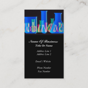 Cartão de visita do cientista