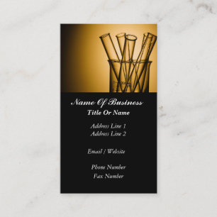 Cartão de visita do cientista