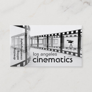cartão de visita do cineasta