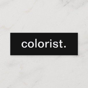 Cartão de visita do Colorist