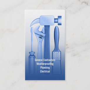 Cartão de visita do conjunto de ferramentas