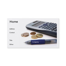 Cartão de visita do contador