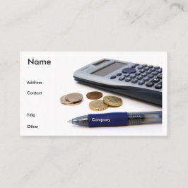 Cartão de visita do contador