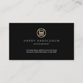 Cartão de visita do Contador de Ícones do Calculad