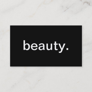 Cartão de visita do Cosmetologist da beleza