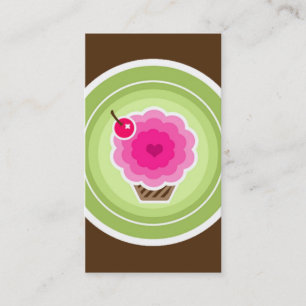 CARTÃO DE VISITA DO CUPCAKE DE 311 ARCOS-ÍRIS