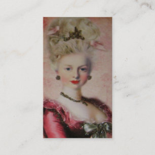 Cartão de visita do ~ da rainha Marie Antoinette