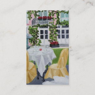 Cartão de visita do DES Marechaux da mesa do La