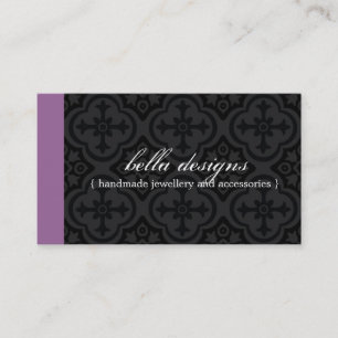 Cartão de visita do desenhista da jóia