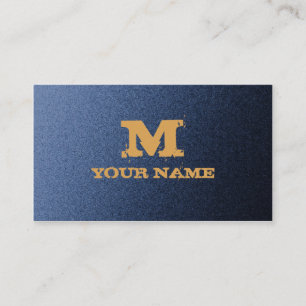 Cartão de visita do design de Denin customizável