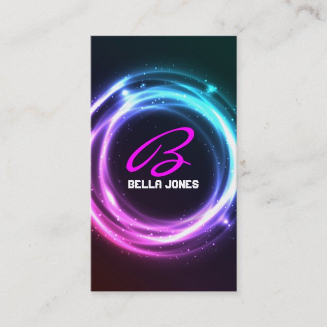 Cartão de visita do design do abstrato do (Frente)