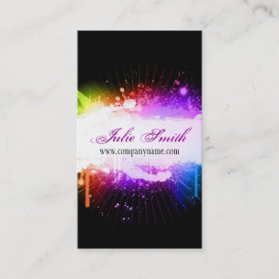 Cartão de visita do design do Grunge