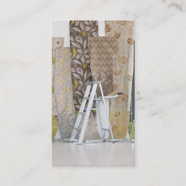 Cartão de visita do designer de interiores (Frente)