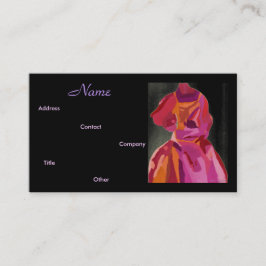 Cartão de visita do Designer de Moda Autumn II