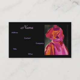 Cartão de visita do Designer de Moda Autumn II
