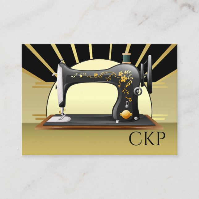 Cartão de visita do Designer de Seamstress de Cost (Frente)