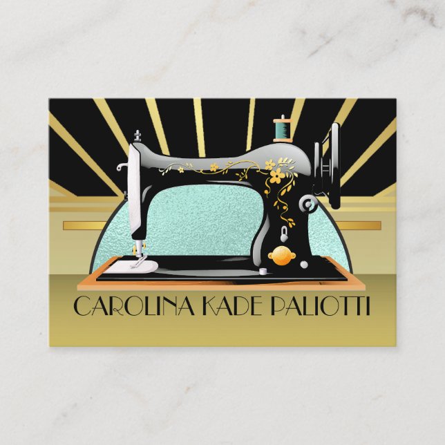 Cartão de visita do Designer de Seamstress de Cost (Frente)
