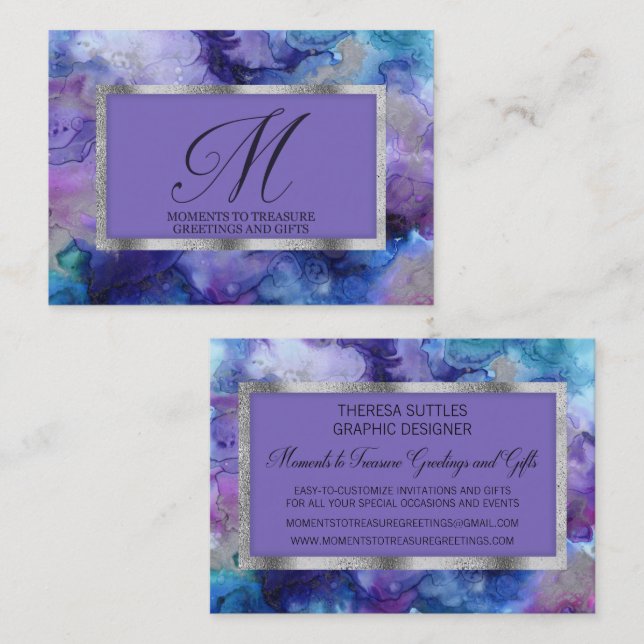 Cartão de visita do Designer Gráfico (Frente/Verso)