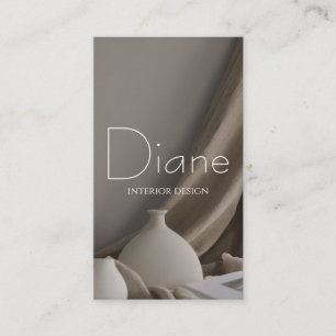 Cartão de visita do Designer Interior