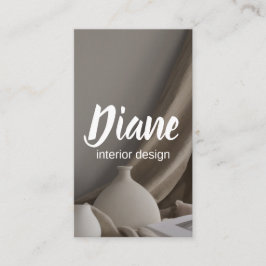 Cartão de visita do Designer Interior