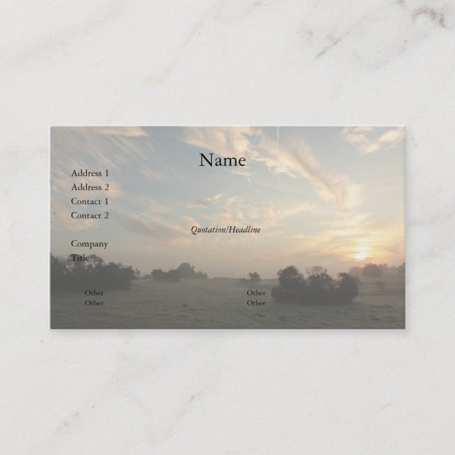 Cartão de visita do Dia 8 da Inveja (Frente)