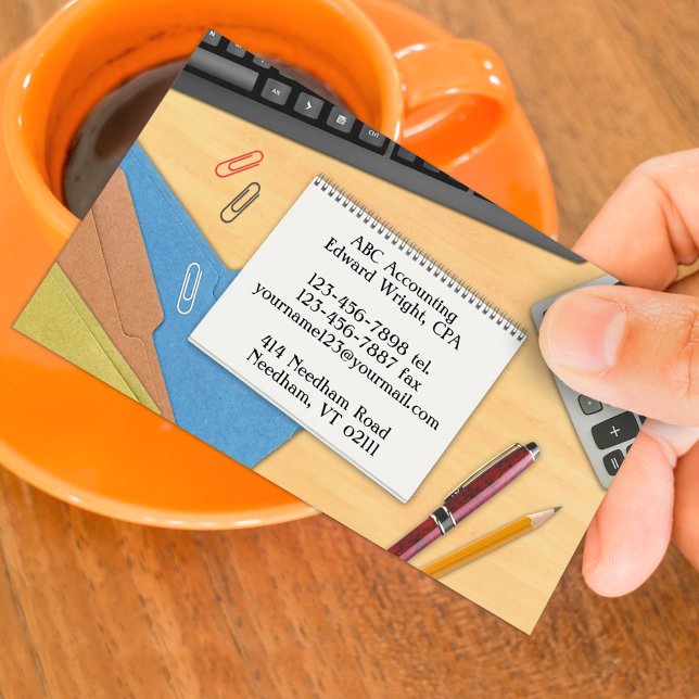 Cartão de visita do Diretório de Trabalho de Conta (Criador carregado)