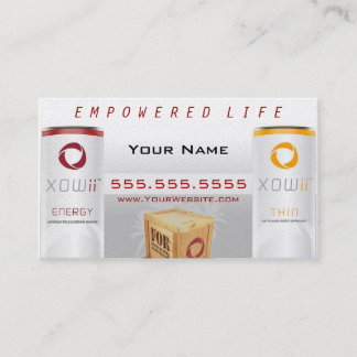 Cartão de visita do distribuidor de Xowii