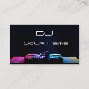 Cartão de visita do DJ