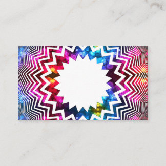 Cartão de visita do emblema da flor