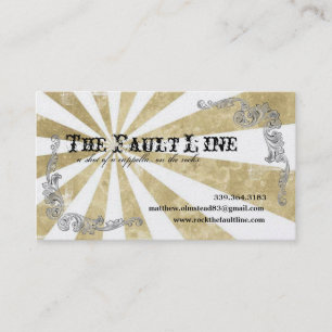 Cartão de visita do entretenimento de Starbust