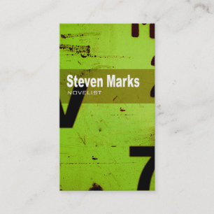 Cartão de visita do "escritor da tecnologia da