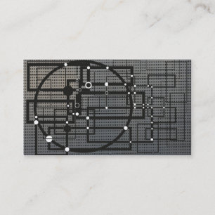 Cartão de visita do estilo da engenharia