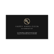 Cartão de visita do Exterminador inicial do ícone 