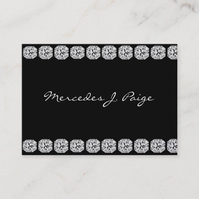 Cartão de visita do FALSO do CARVÃO (Frente)