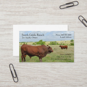 Cartão de visita do fazendeiro de leiteria do gad