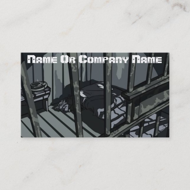 Cartão de visita do fiador da caução (Frente)