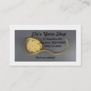 Cartão de visita do "fio"