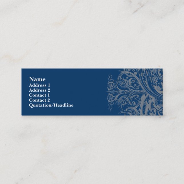 Cartão de visita do Flourish (Frente)