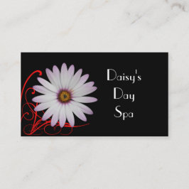 Cartão de visita do Flourish da margarida