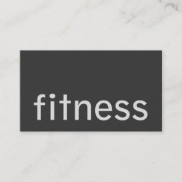 Cartão de visita do formador de Malhação simples m