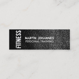 Cartão de visita do formador do efeito do couro de