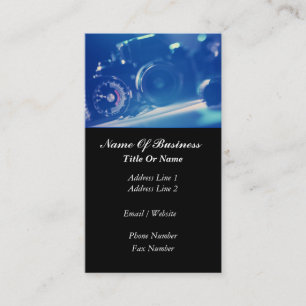 Cartão de visita do fotógrafo