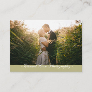 Cartão de visita do fotógrafo