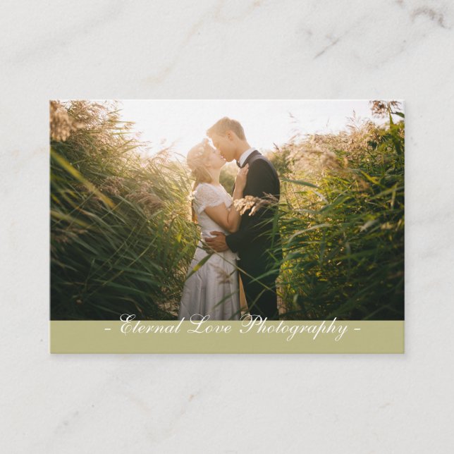 Cartão de visita do fotógrafo (Frente)