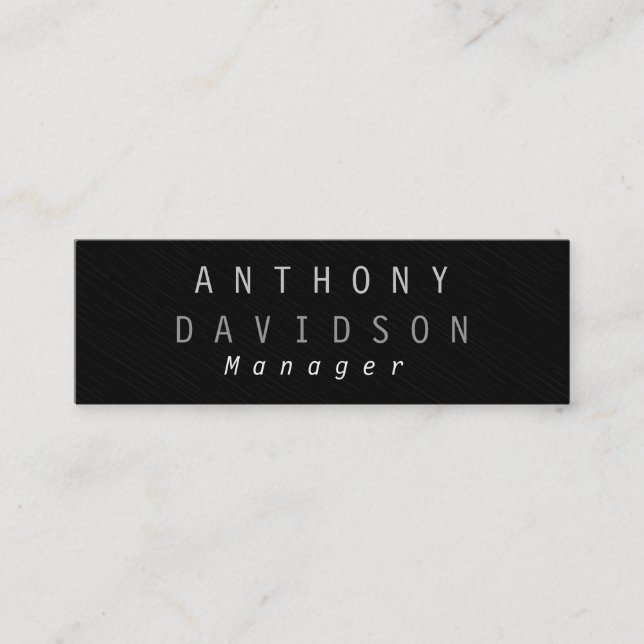 Cartão de visita do Gerenciador de Cinzas intelige (Frente)